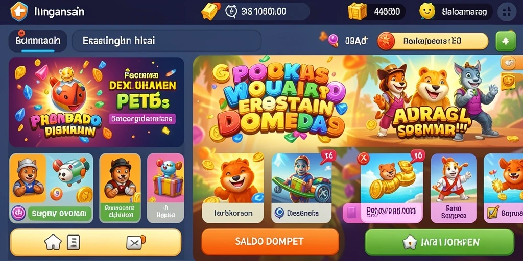 Fitur sosial yang memungkinkan interaksi dengan pemain lain.