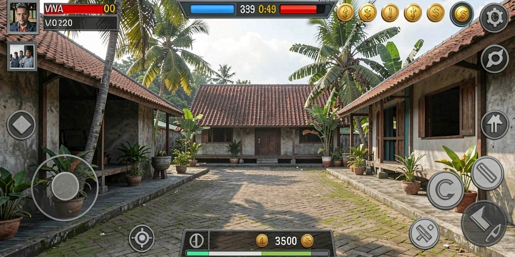 Momen seru saat berkompetisi dalam mode multiplayer.